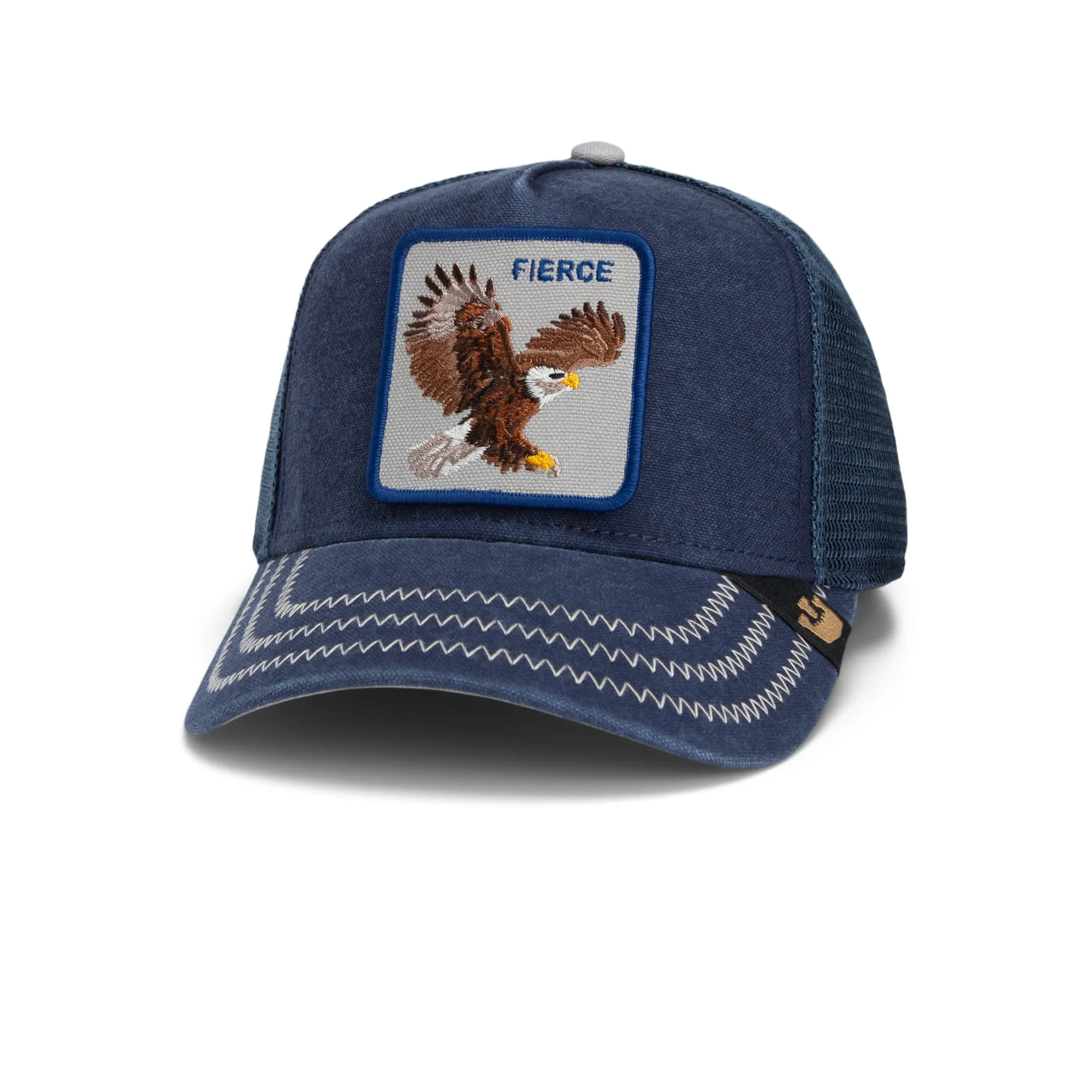 Goorin Bros - Truckermütze mit Tiermotiv - Raubvogel - Wild - Marineblau Goorin Bros Accessoires