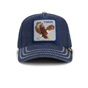 Goorin Bros - Truckermütze mit Tiermotiv - Raubvogel - Wild - Marineblau Goorin Bros Accessoires