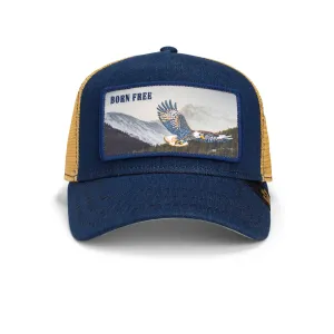 Goorin Bros - Tierische Truckermütze - Born Free - Adler - Marineblau Goorin Bros Accessories