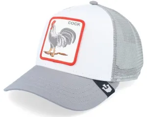 Goorin Bros - Truckermütze mit Tiermotiv - Hahn - Hellgrau Goorin Bros Zubehör