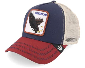 Goorin Bros - Tierische Truckermütze - Adler - Freiheit - Indigo (Marine/Bordeaux) Goorin Bros Zubehör