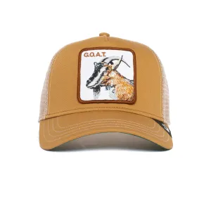 Goorin Bros - Truckermütze mit Tiermotiv - Ziege - Khaki Goorin Bros Accessories