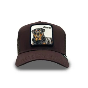 Goorin Bros - Tierische Truckermütze - Wachhund Rotti - Braune Goorin Bros Accessoires