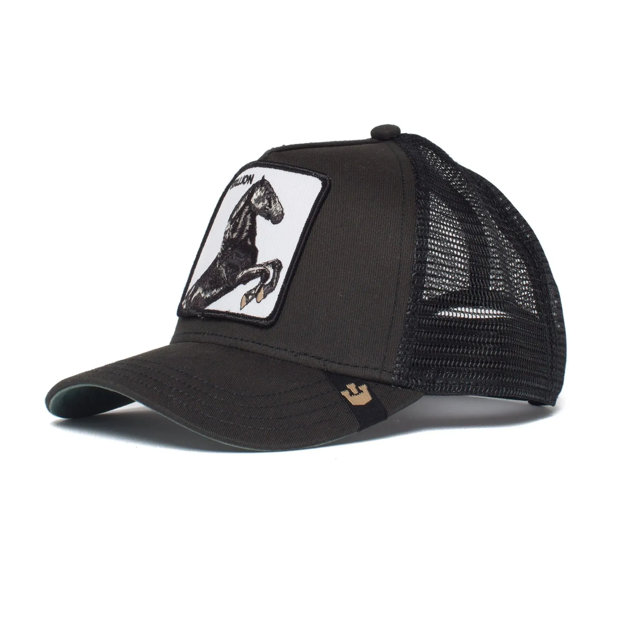 Goorin Bros - Truckermütze mit Tiermotiv - Hengst - Schwarz Goorin Bros Zubehör
