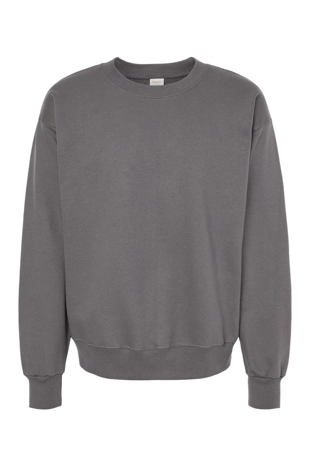 Hanes Herren Ultimate Cotton PrintPro XP pillresistentes Rundhals-Sweatshirt - Rauchgrau
