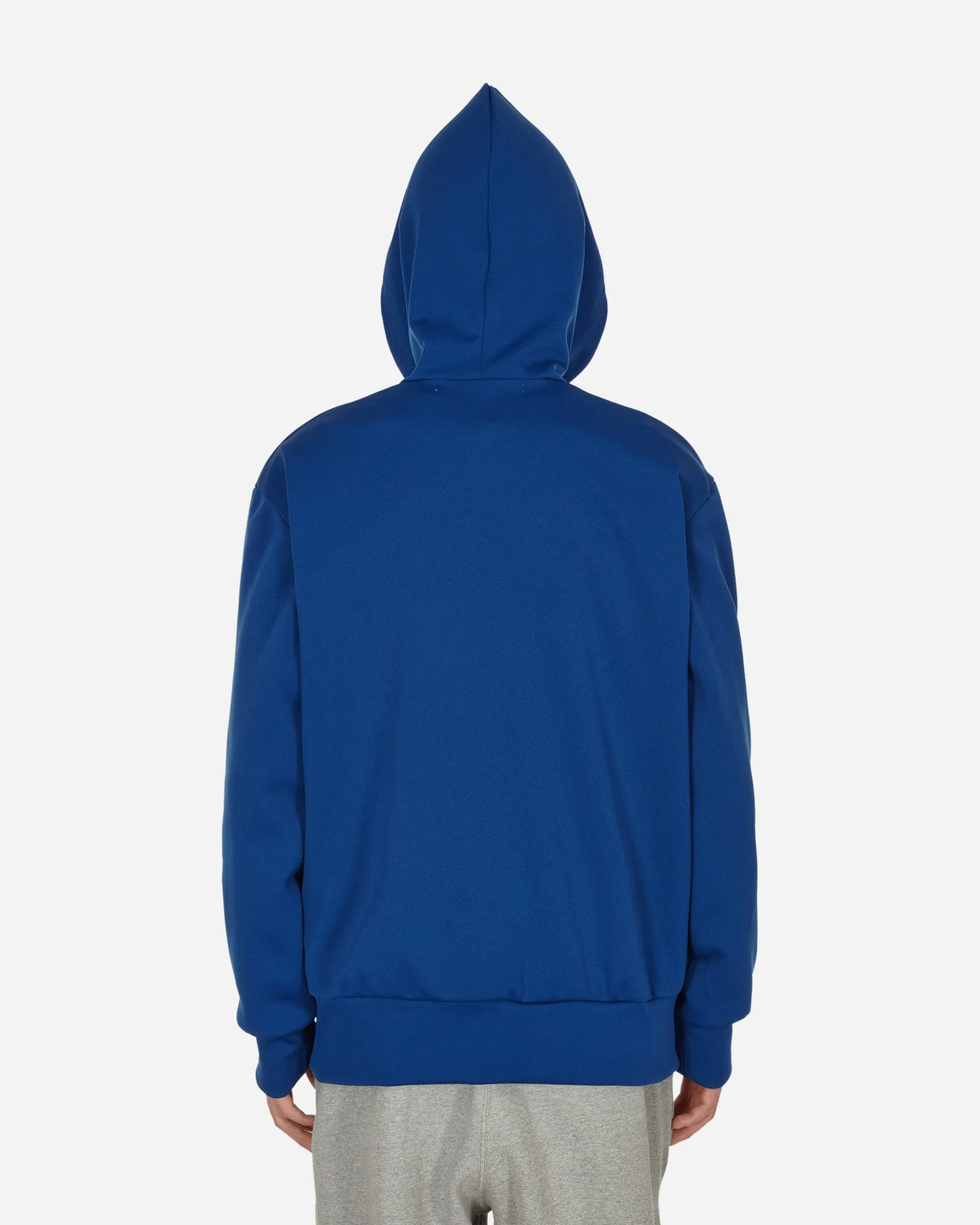 Herz-Patch Kapuzenpullover Blau