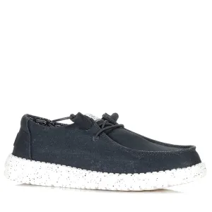 Hey Dude Damen Wendy Stretch Canvas Schwarz