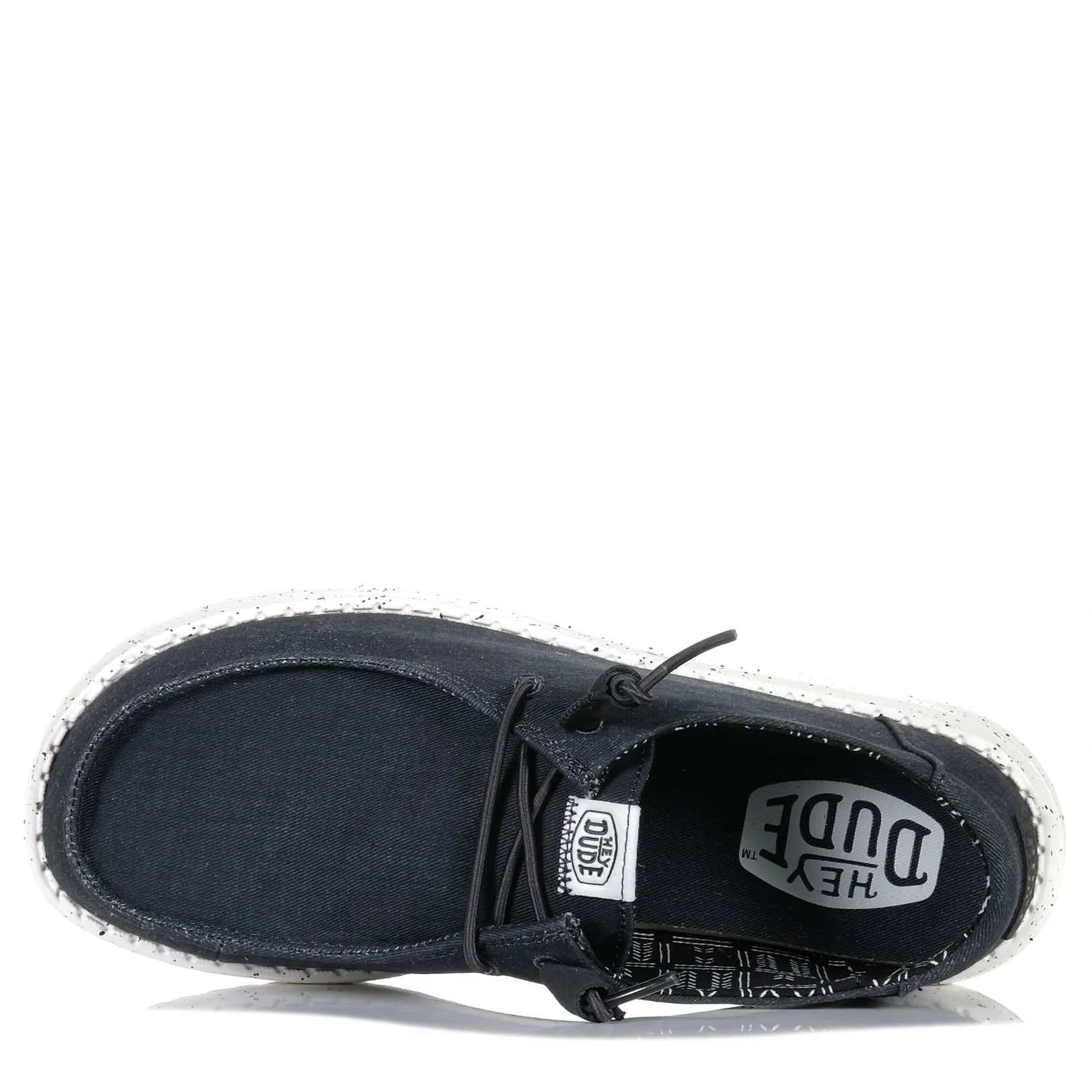 Hey Dude Damen Wendy Stretch Canvas Schwarz