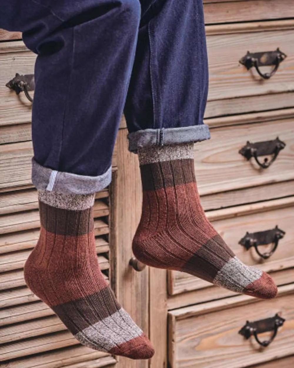 HJ Hall Akazien Strapazierfähige Baumwollsocken HJ Accessoires