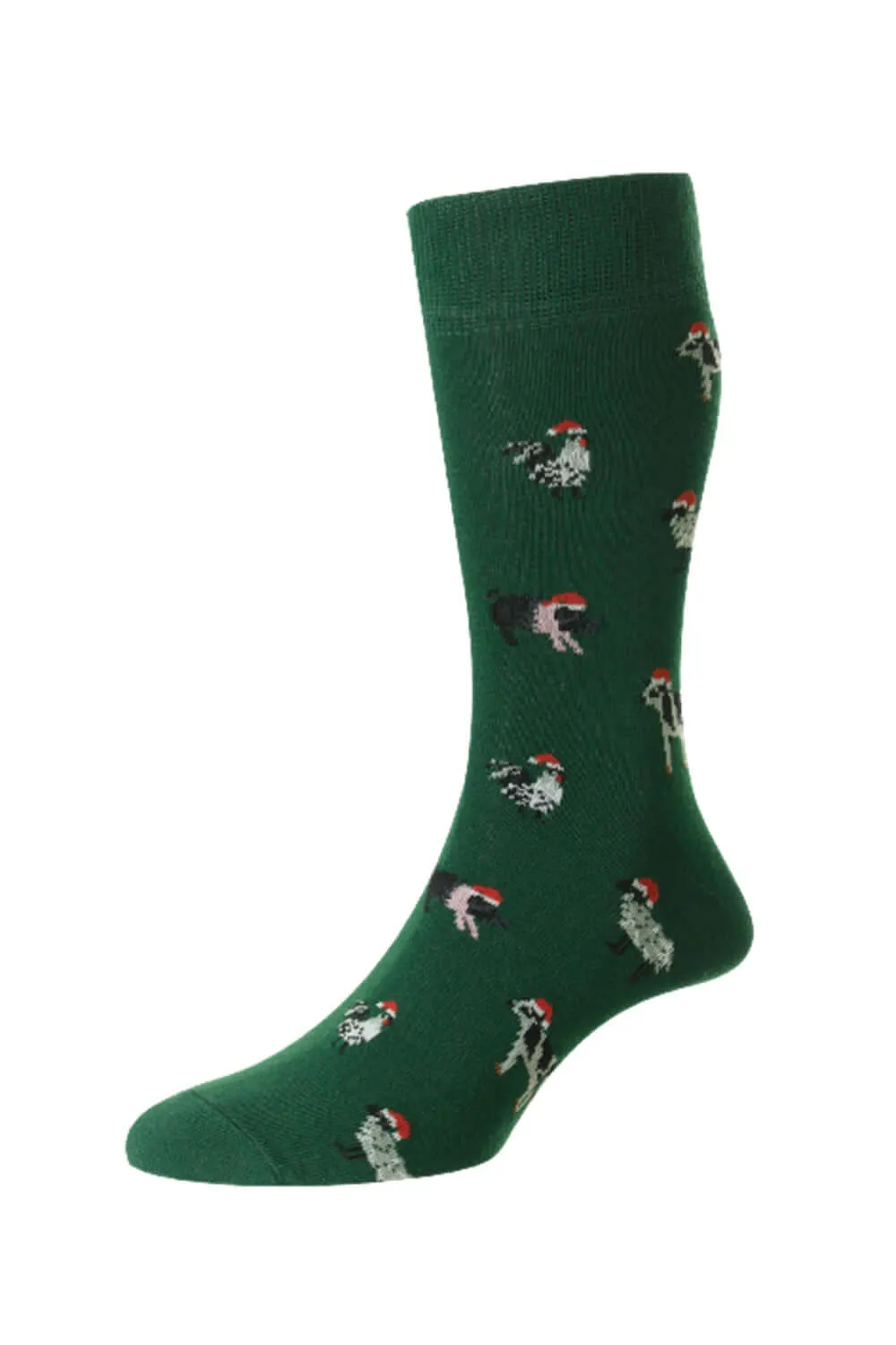 HJ Hall Tiere in Weihnachtsmützen Reiche Baumwollsocken HJ Accessoires