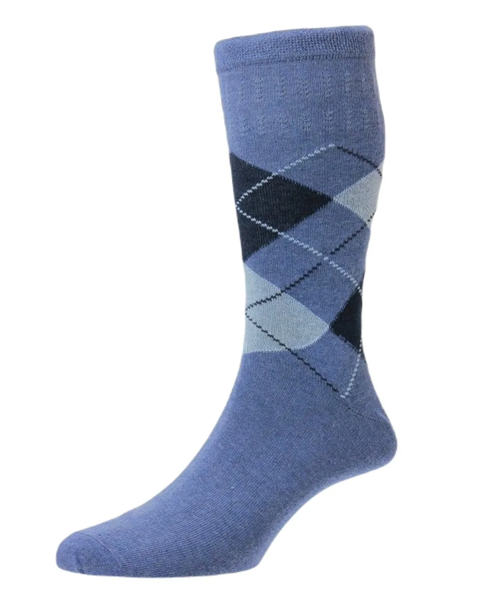 HJ Hall Argyle Baumwolle Softop Socken HJ Accessoires