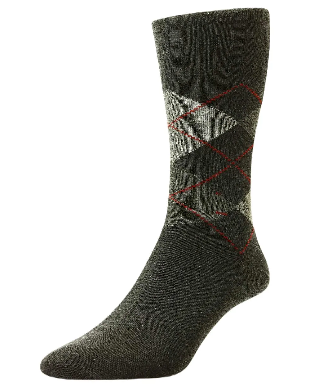 HJ Hall Argyle Baumwolle Softop Socken HJ Accessoires
