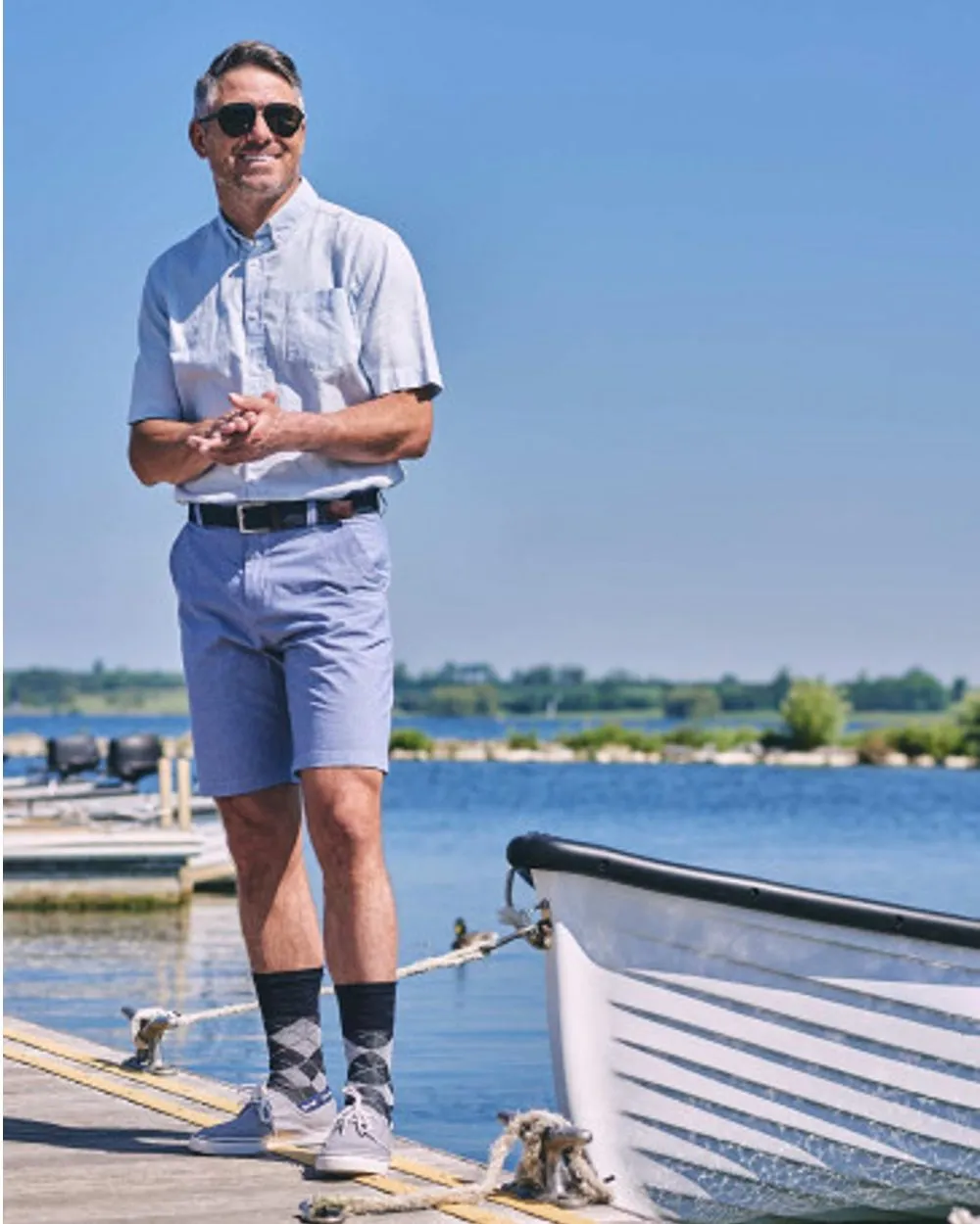 HJ Hall Argyle Woll-Softop-Socken HJ Accessoires