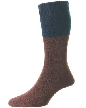 HJ Hall Zedernstrick Baumwollsocken im Chunky-Stil HJ Accessoires