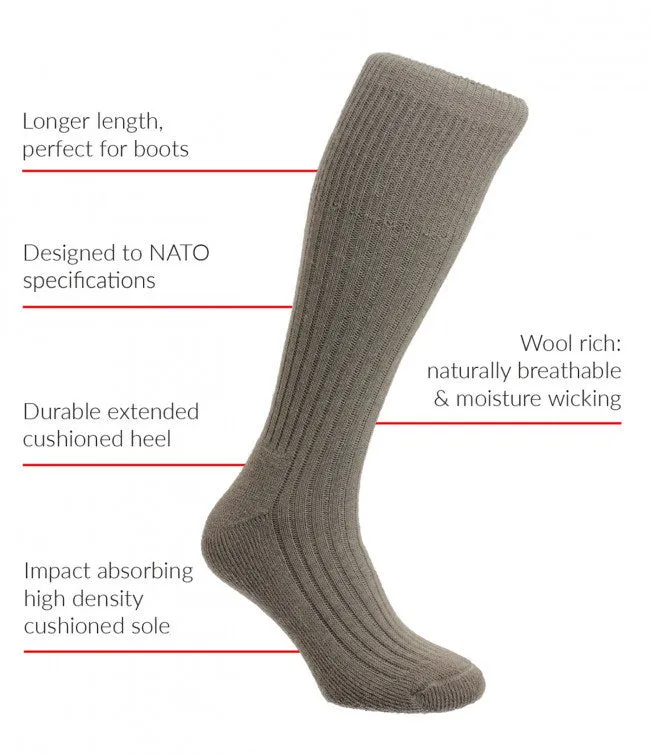 HJ Hall Commando Sock | Wollreiche HJ-Accessoires
