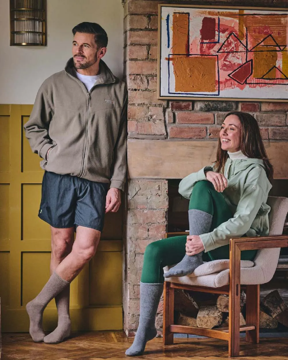 HJ Hall Baumwollreiche Diabetiker-Socken HJ Zubehör