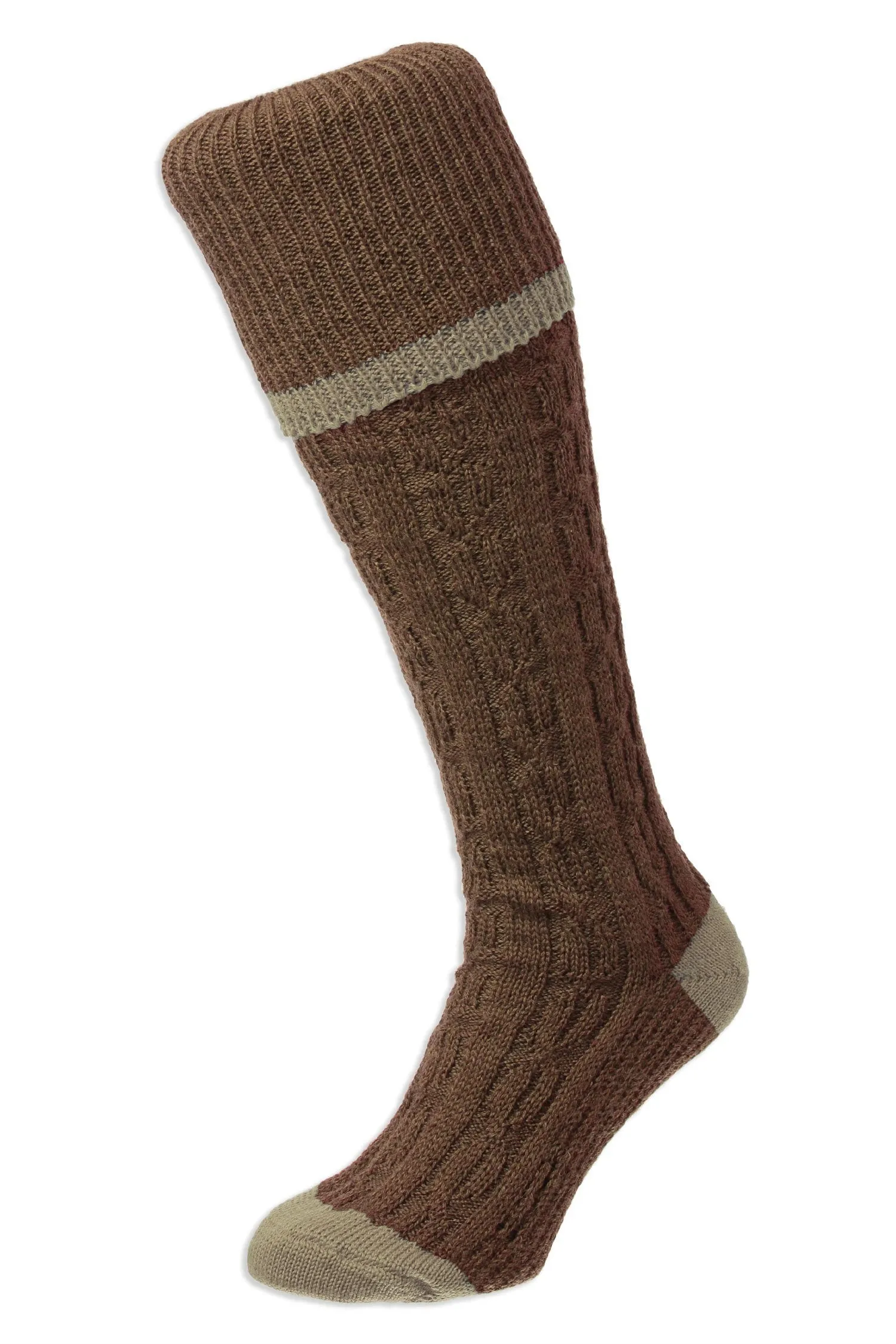 HJ Hall Kissenfuß Langer Sock | Kabelstreifen HJ Zubehör