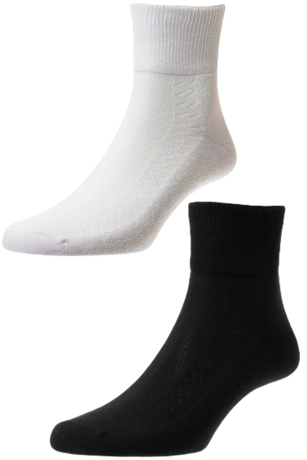 HJ Hall Diabetiker Niedrige Baumwollsocken HJ Zubehör