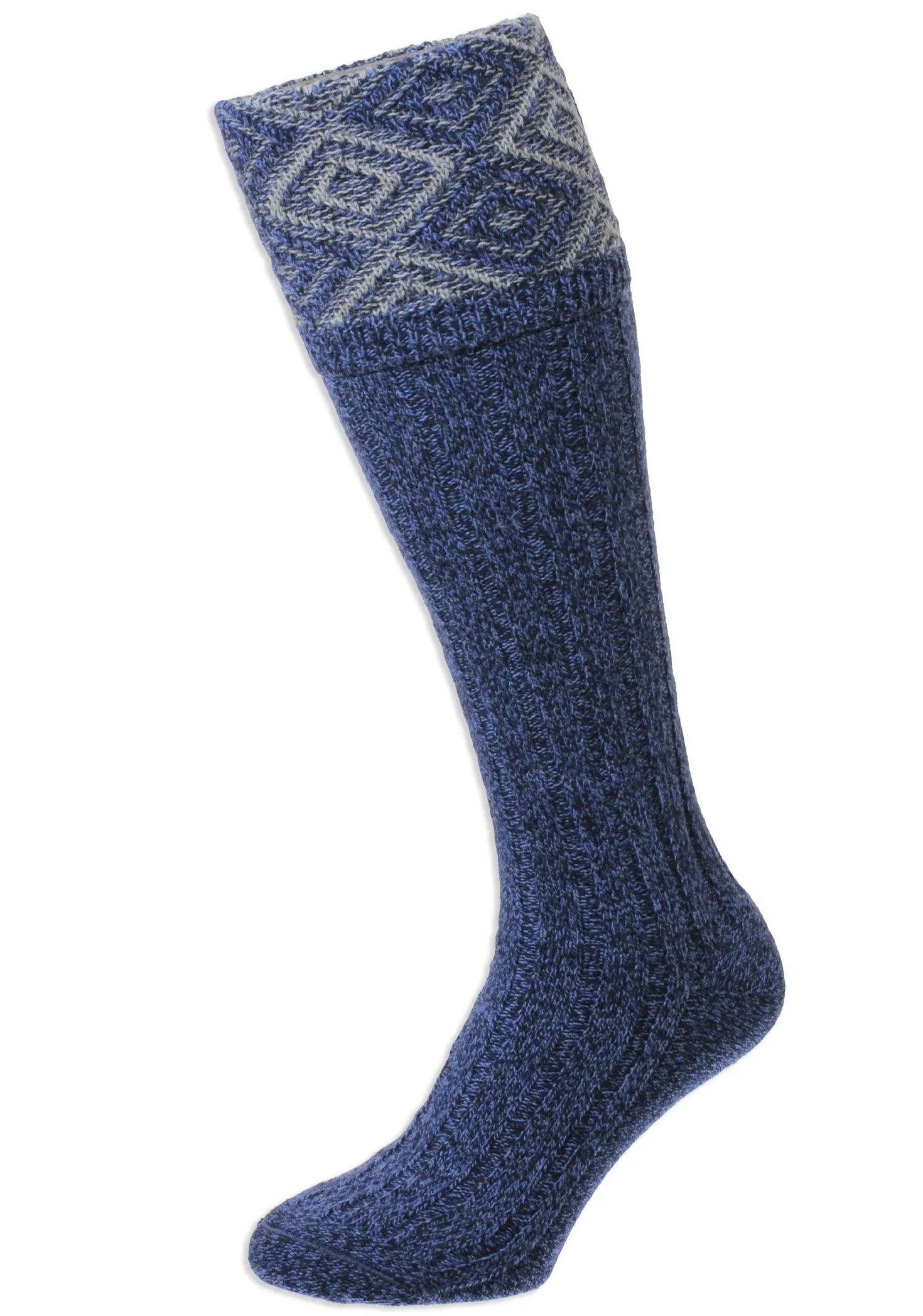 HJ Hall Duncliffe Schießsocke | Strukturierter Diamant-Oberteil HJ Accessoires