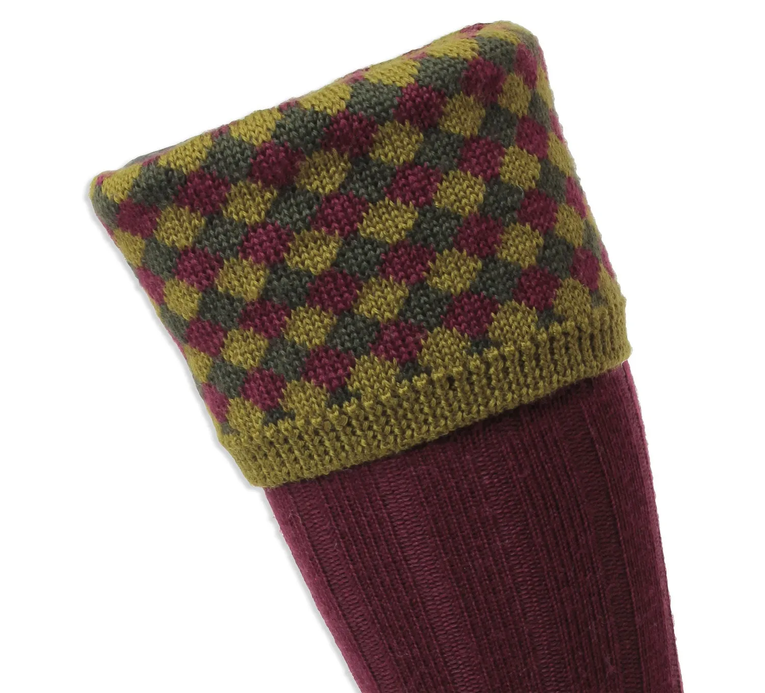 HJ Hall Hadleigh Merino Jagdsocke | Harlequin-Oberteil HJ Accessoires