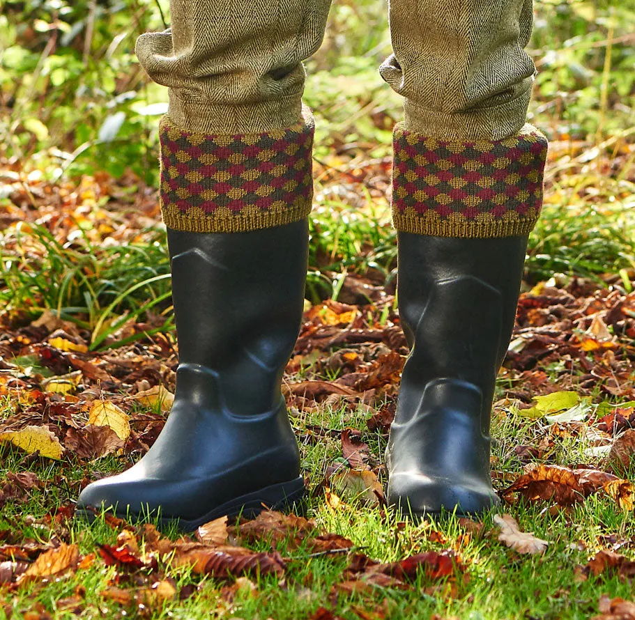 HJ Hall Hadleigh Merino Jagdsocke | Harlequin-Oberteil HJ Accessoires