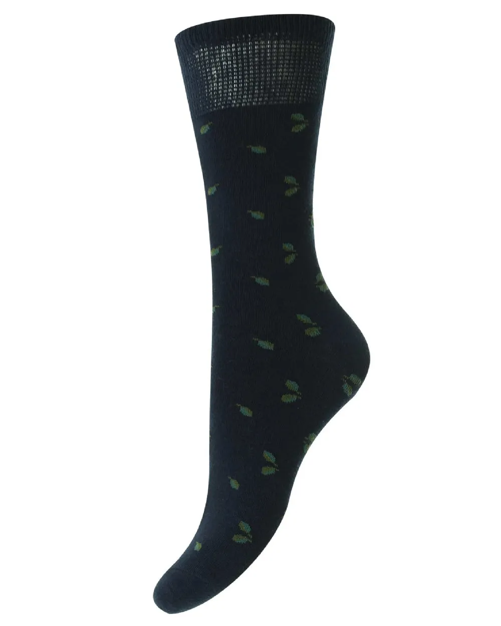 HJ Hall Blatt-Baumwolle Komfort-Socken HJ Accessoires