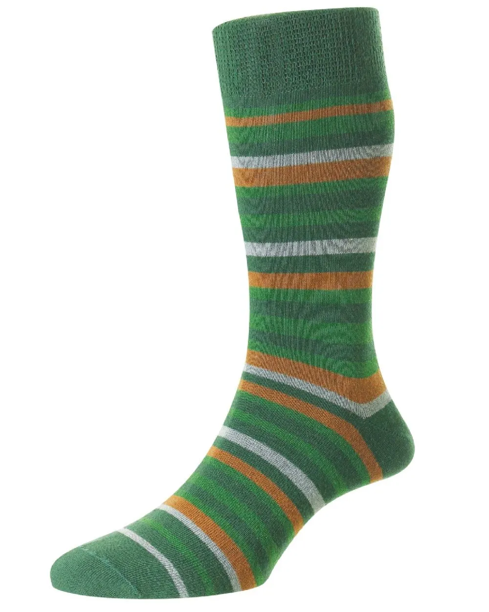 HJ Hall Multi-Streifen Komfort-Socken HJ Accessoires