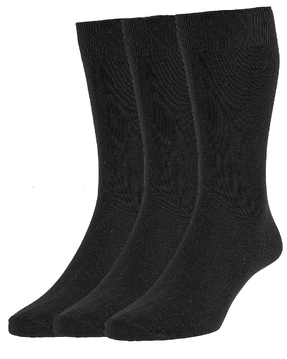 HJ Hall Damen Business-Einfarbige Strickstrümpfe 3er Pack HJ Accessoires