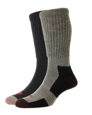 HJ Hall Wollsocken für thermische Arbeitskleidung 2er Pack Zubehör von HJ
