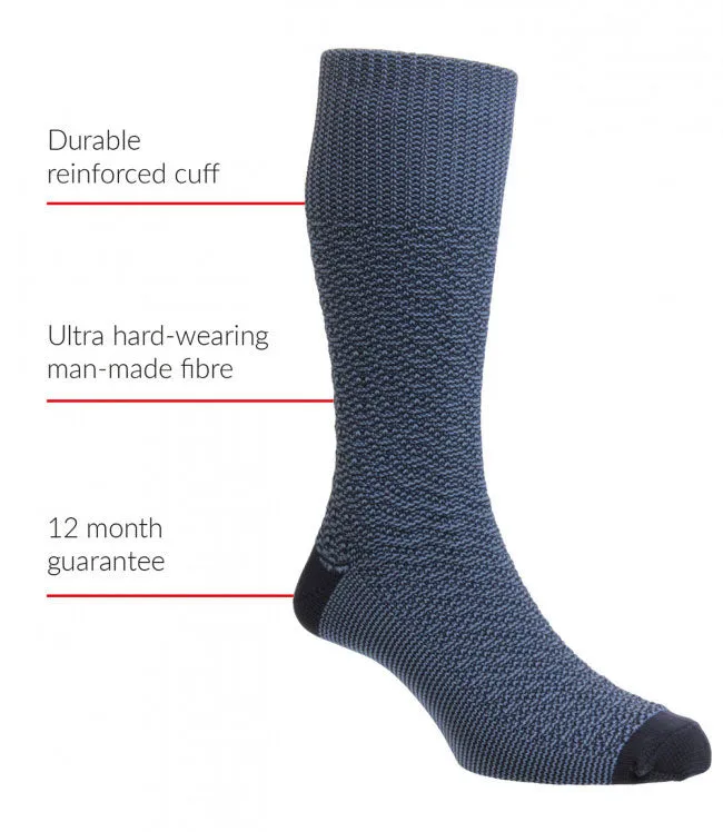 HJ Unzerstörbare Gemusterte Marl-Halbsocken HJ Accessoires