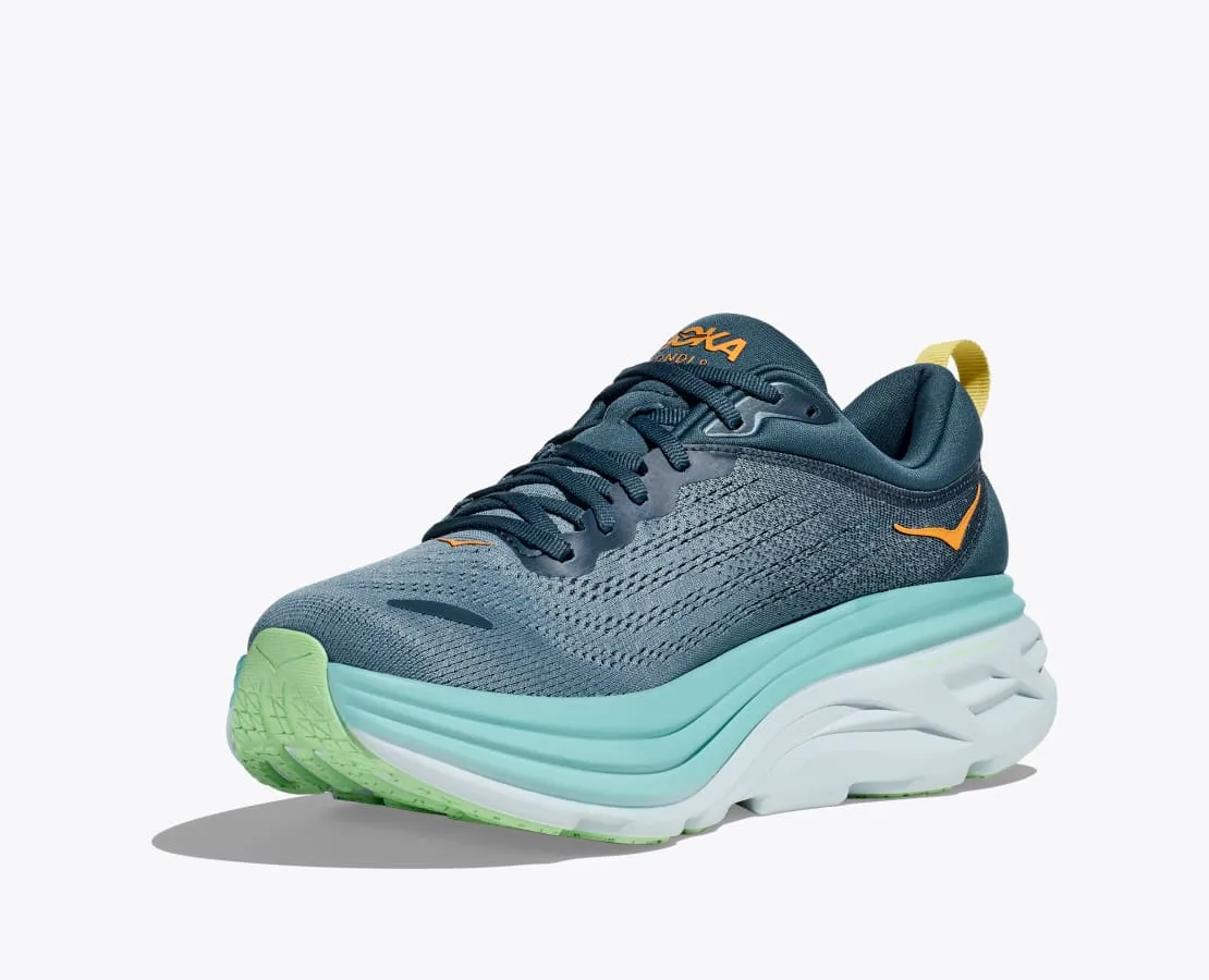 Hoka Herren Bondi 8 Weit - Echt Krickente/Schatten (1127953-RHD) Hoka Schuhe