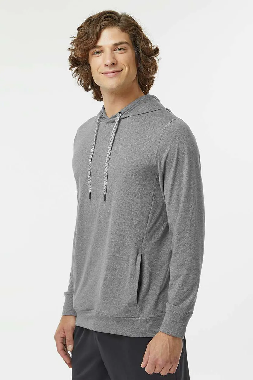 Holloway Herren Eco Revive Ventura Feuchtigkeitstransportierende Kapuzenpullover Hoodie - Heather Grau