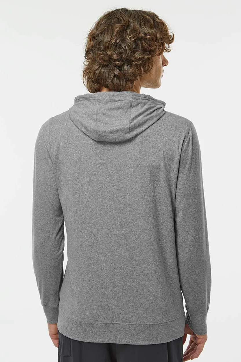 Holloway Herren Eco Revive Ventura Feuchtigkeitstransportierende Kapuzenpullover Hoodie - Heather Grau