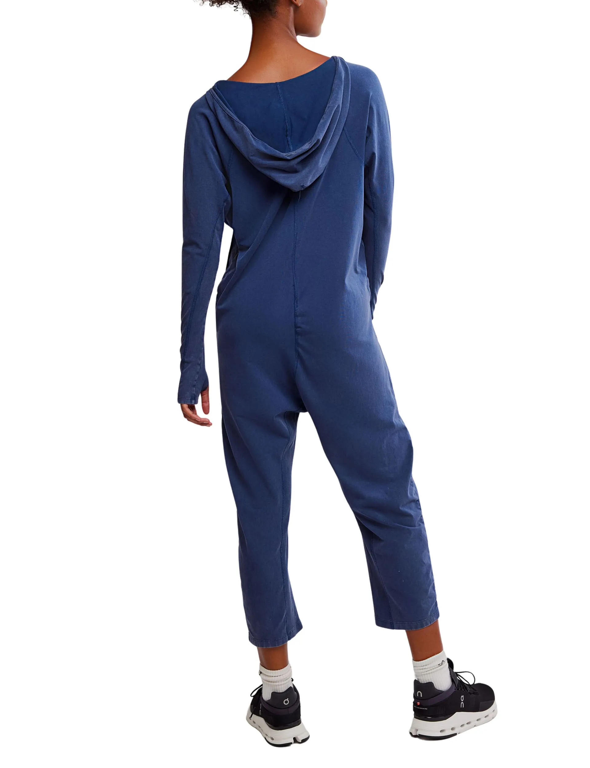 Hot Shot Langarm-Body - Mitternachtsblau