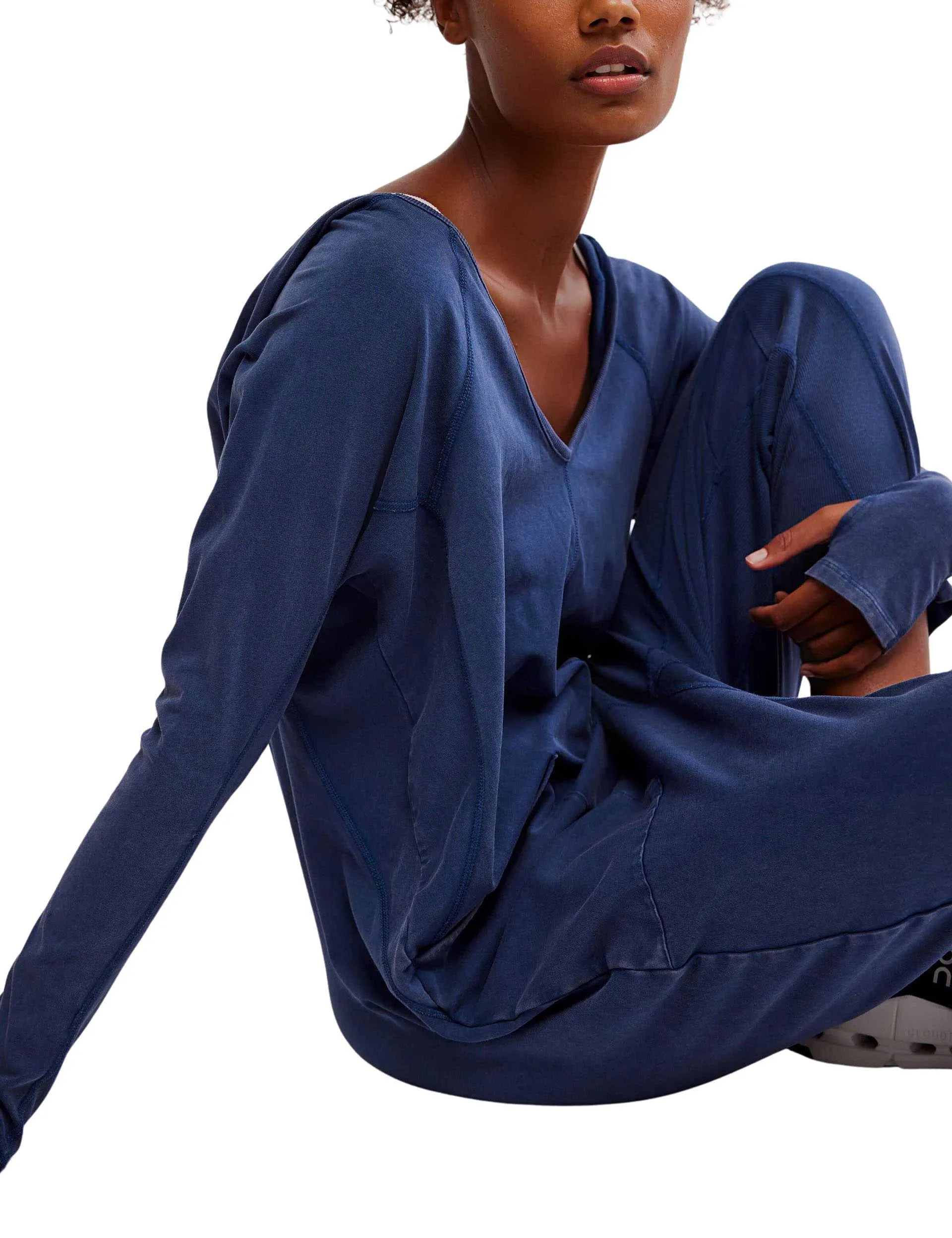 Hot Shot Langarm-Body - Mitternachtsblau