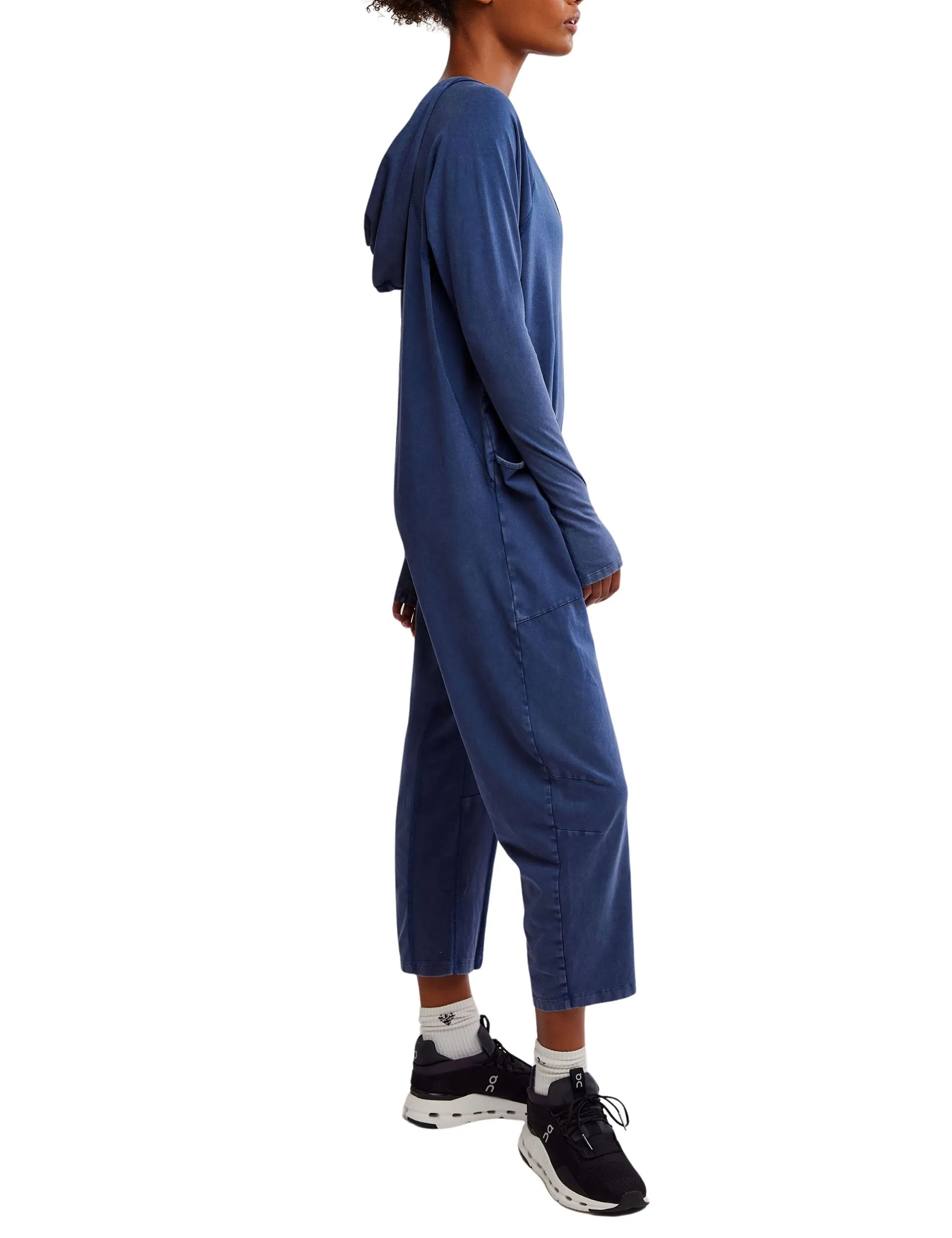 Hot Shot Langarm-Body - Mitternachtsblau