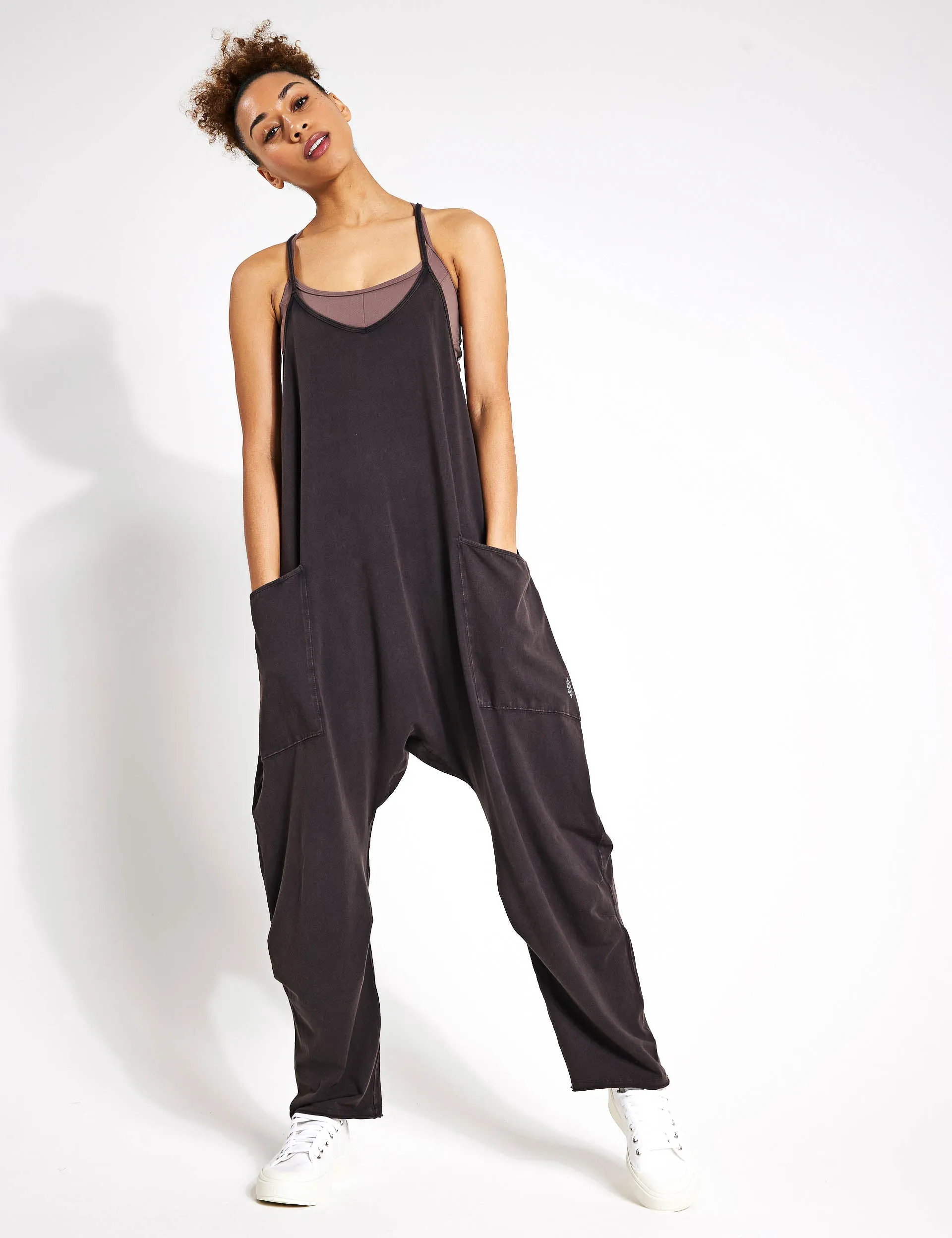 Hot Shot Strampler - Gewaschen Schwarz