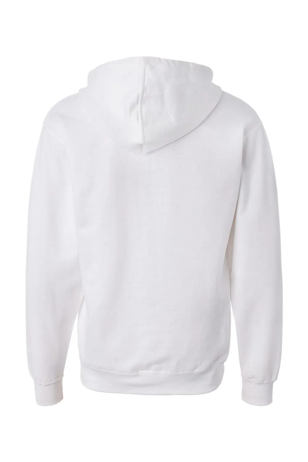 Independent Trading Company Herren Kapuzenpullover mit Reißverschluss und Taschen - Weiß