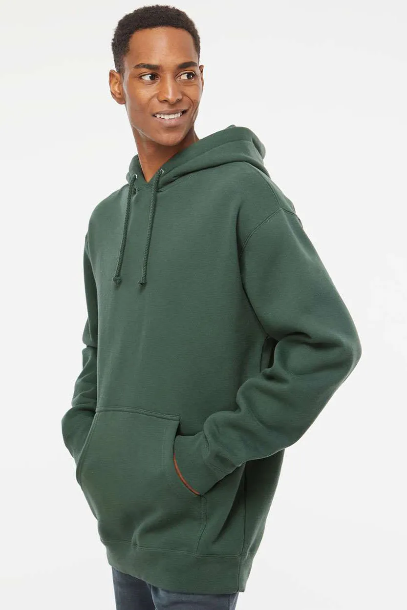 Independent Trading Company Herren Kapuzenpullover Hoodie mit Kangaroo-Tasche - Alpengrün