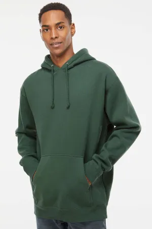 Independent Trading Company Herren Kapuzenpullover Hoodie mit Kangaroo-Tasche - Alpengrün