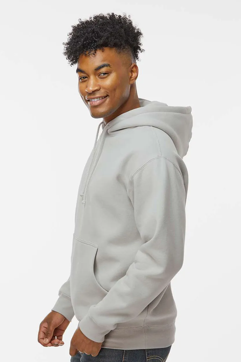 Independent Trading Company Herren Kapuzenpullover Hoodie mit Kangaroo-Tasche - Rauchgrau
