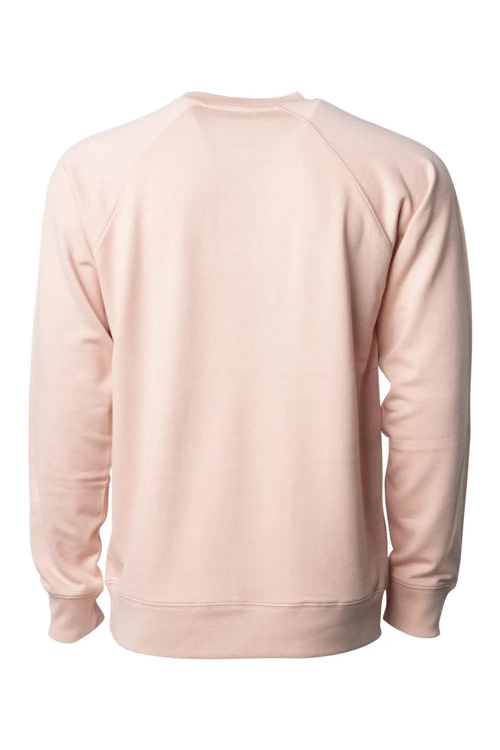 Independent Trading Company Herren Icon Loopback Terry Sweatshirt - Rosarot