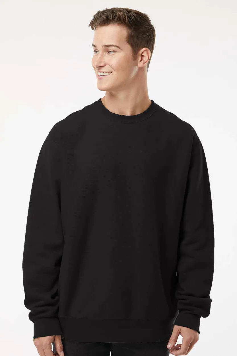 Independent Trading Company Herren Legend Crewneck Sweatshirt - Schwarz