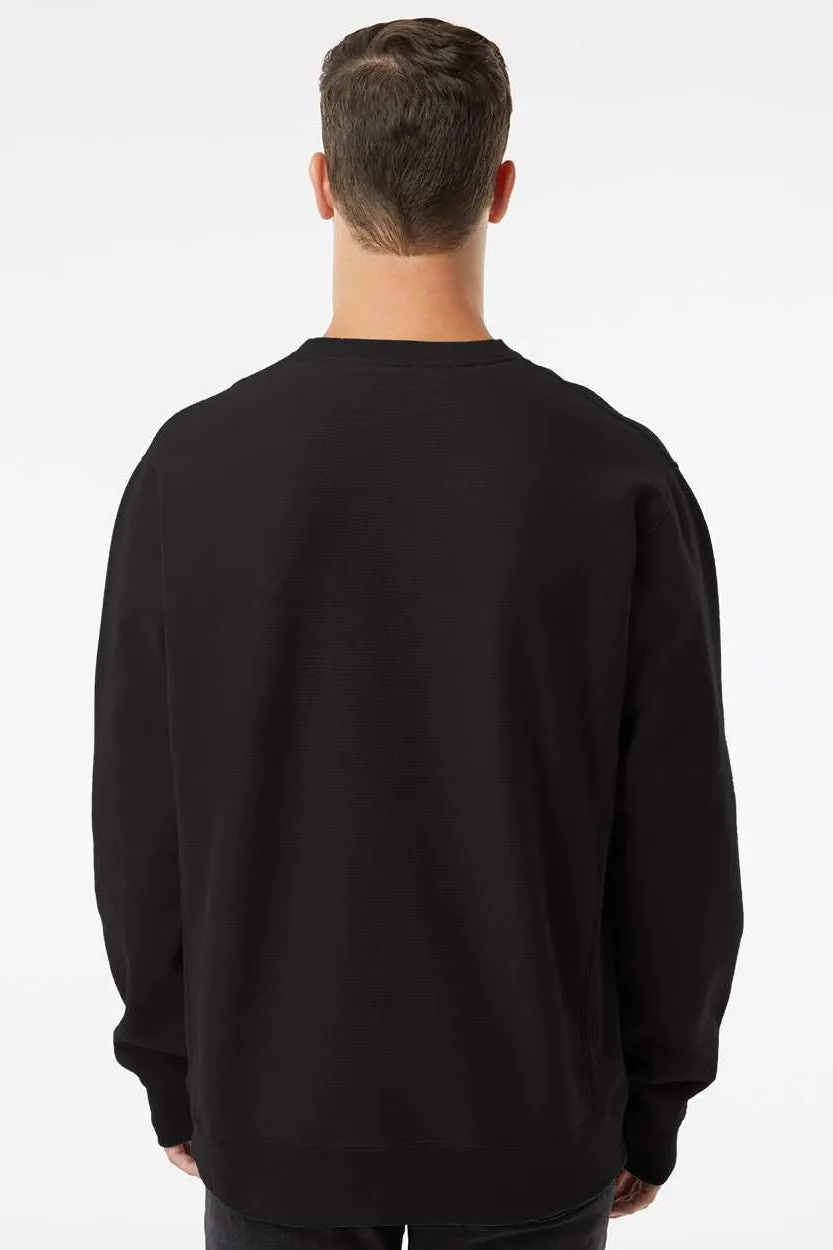 Independent Trading Company Herren Legend Crewneck Sweatshirt - Schwarz