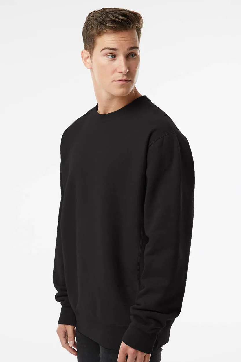 Independent Trading Company Herren Legend Crewneck Sweatshirt - Schwarz