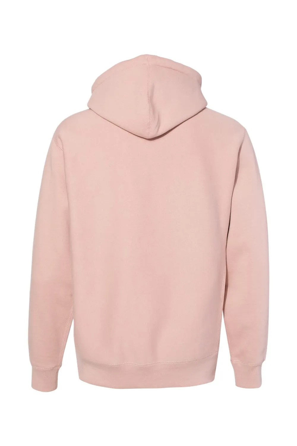 Independent Trading Company Herren Legend Kapuzenpullover Hoodie mit Beuteltasche - Staubiges Rosa