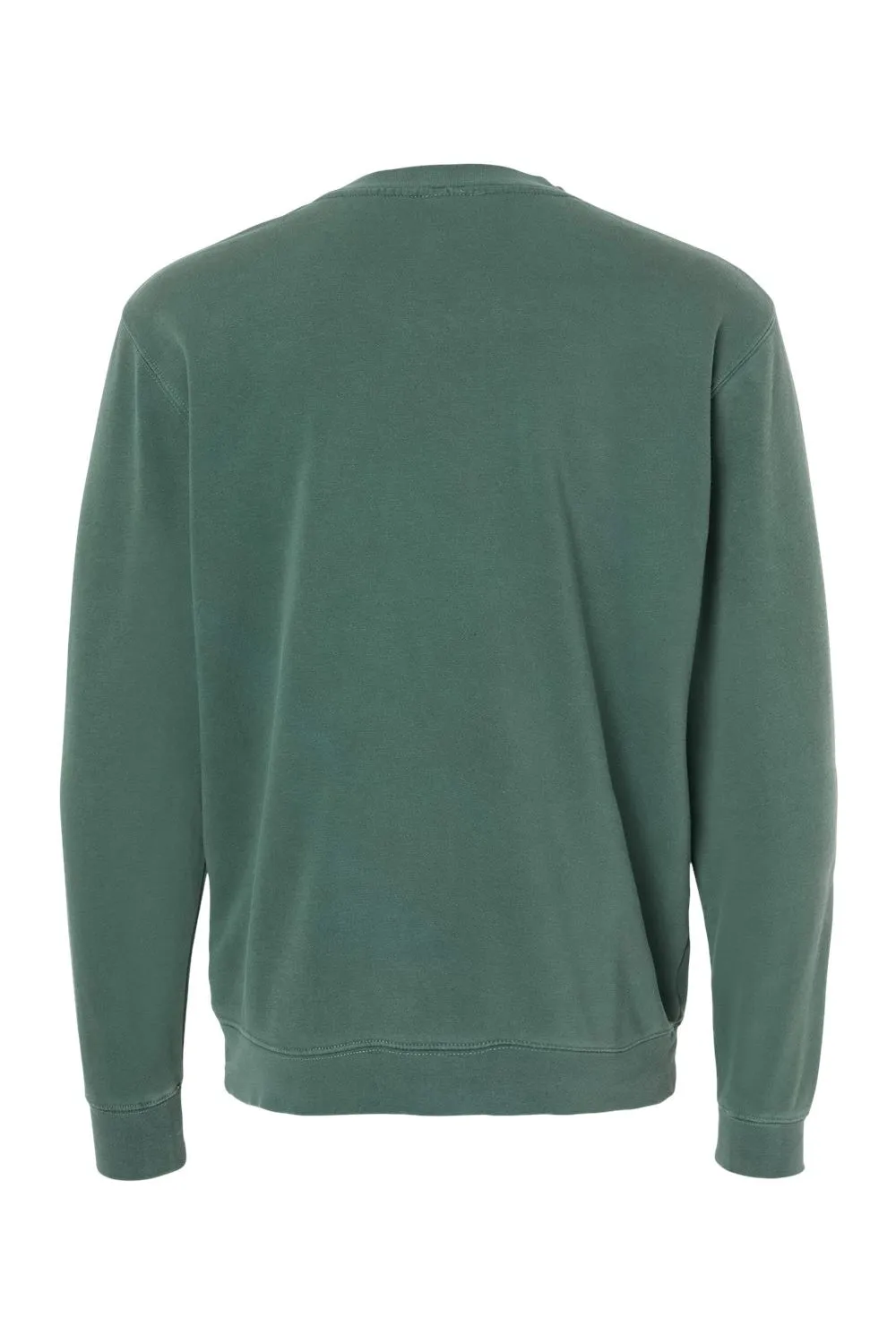 Independent Trading Company Herren Pigmentgefärbtes Rundhals-Sweatshirt - Alpengrün