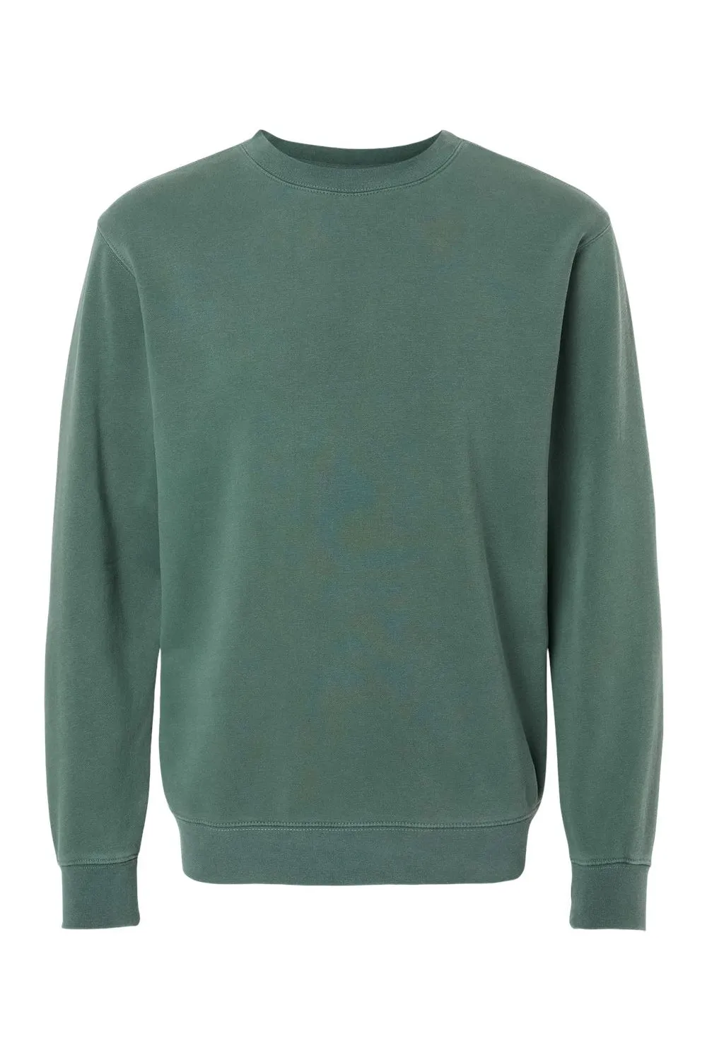 Independent Trading Company Herren Pigmentgefärbtes Rundhals-Sweatshirt - Alpengrün