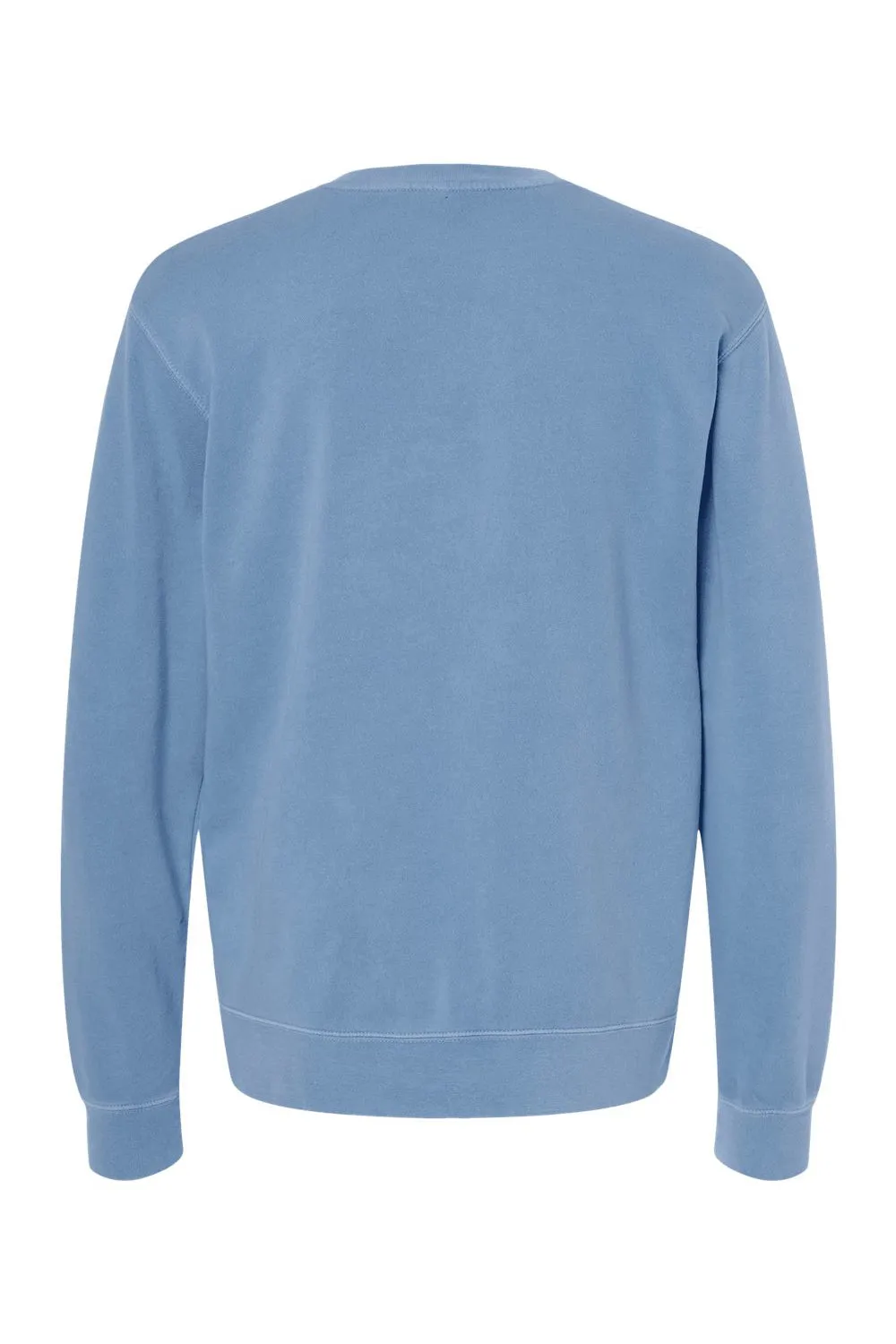 Independent Trading Company Herren Pigmentgefärbtes Rundhals-Sweatshirt - Hellblau