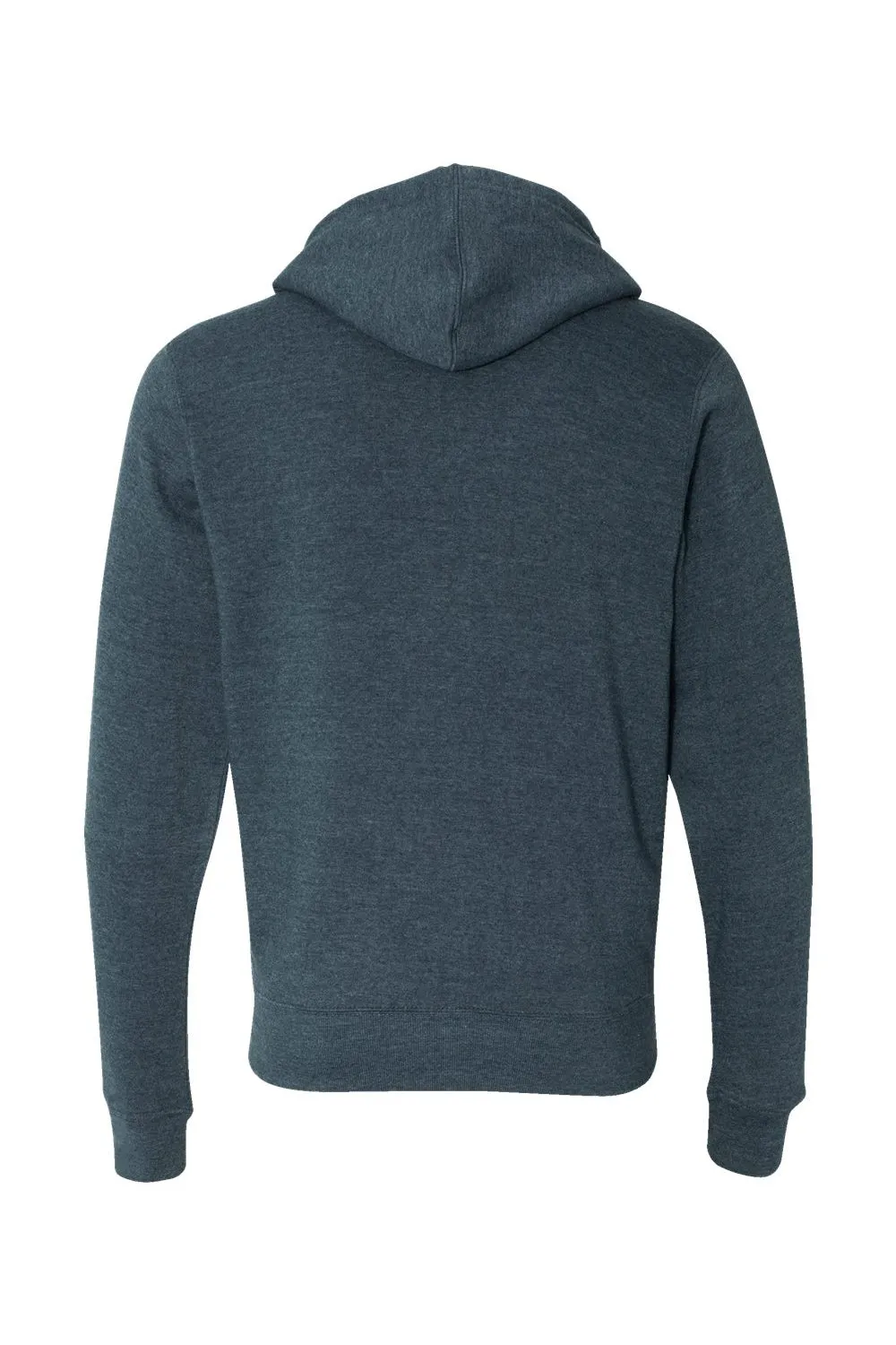 J America Herren Fleece Kapuzenpullover mit Reißverschluss und Taschen - Marineblau